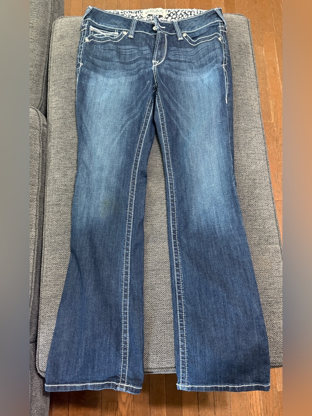 Ariat Women's Dark Blue Flared Denim Jeans